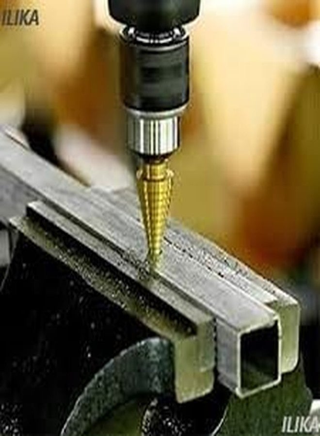 ILIKA 3X Large HSS Steel Step Cone Drill Titanium Bit Set Hole Cutter 4-12/20/32mm - Image 3